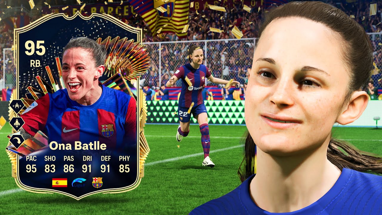 95 TOTS SBC Ona Batlle 'battles' for the BADGE!! 💪 FC 24 Player Review