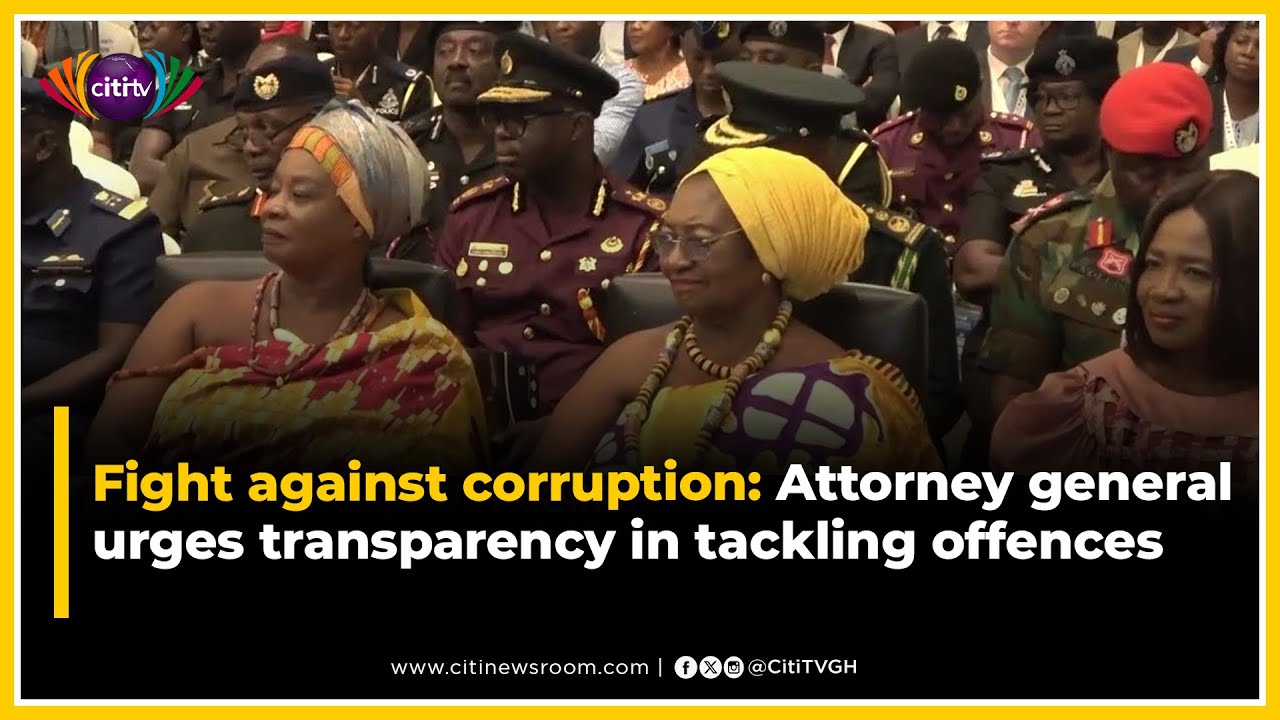 Fight against corruption: Attorney general urges transparency in tackling offences