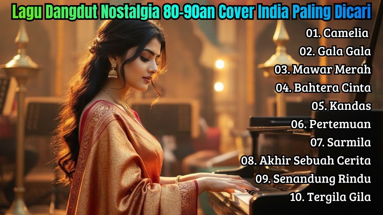 Lagu Dangdut Nostalgia 80-90an Versi India Paling Populer | Camelia, Gala Gala, Mawar Merah