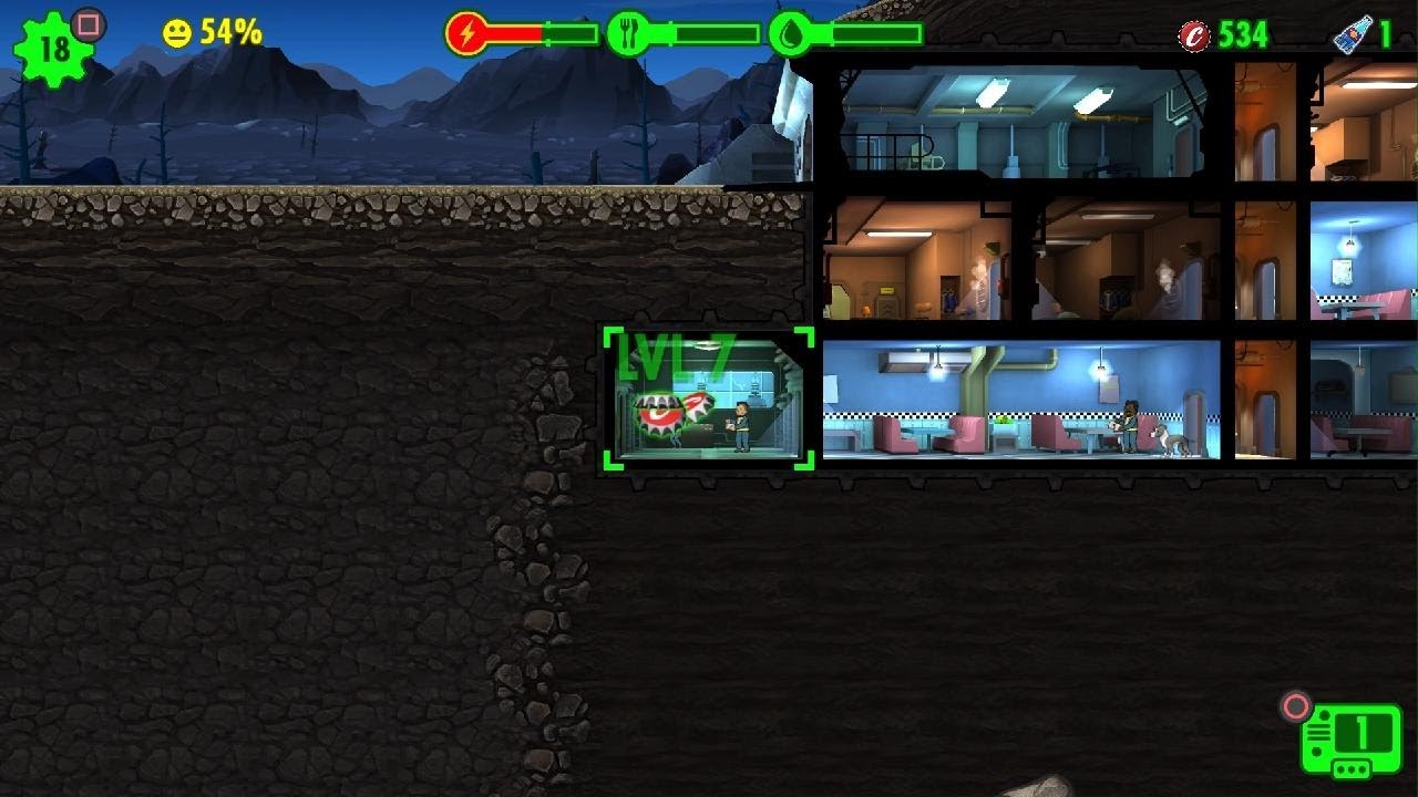 Fallout Shelter #5 bck in green