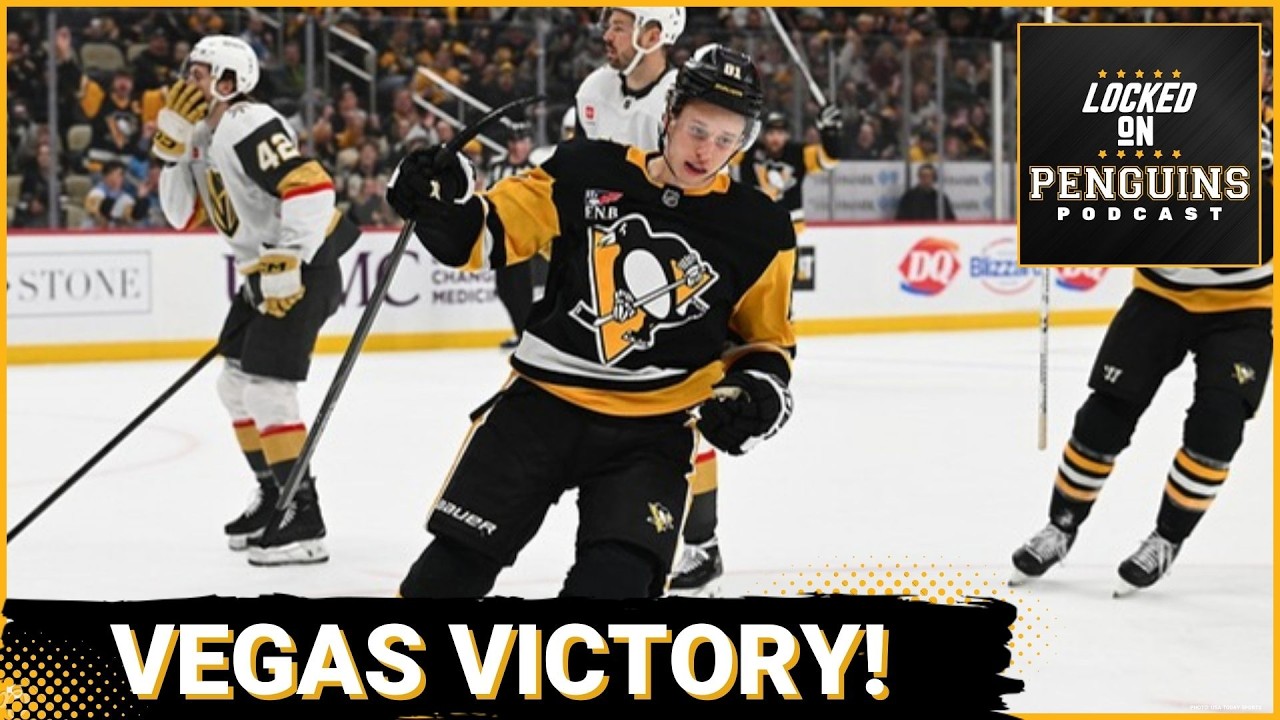 Penguins DOMINATE Vegas ahead of a very busy week!