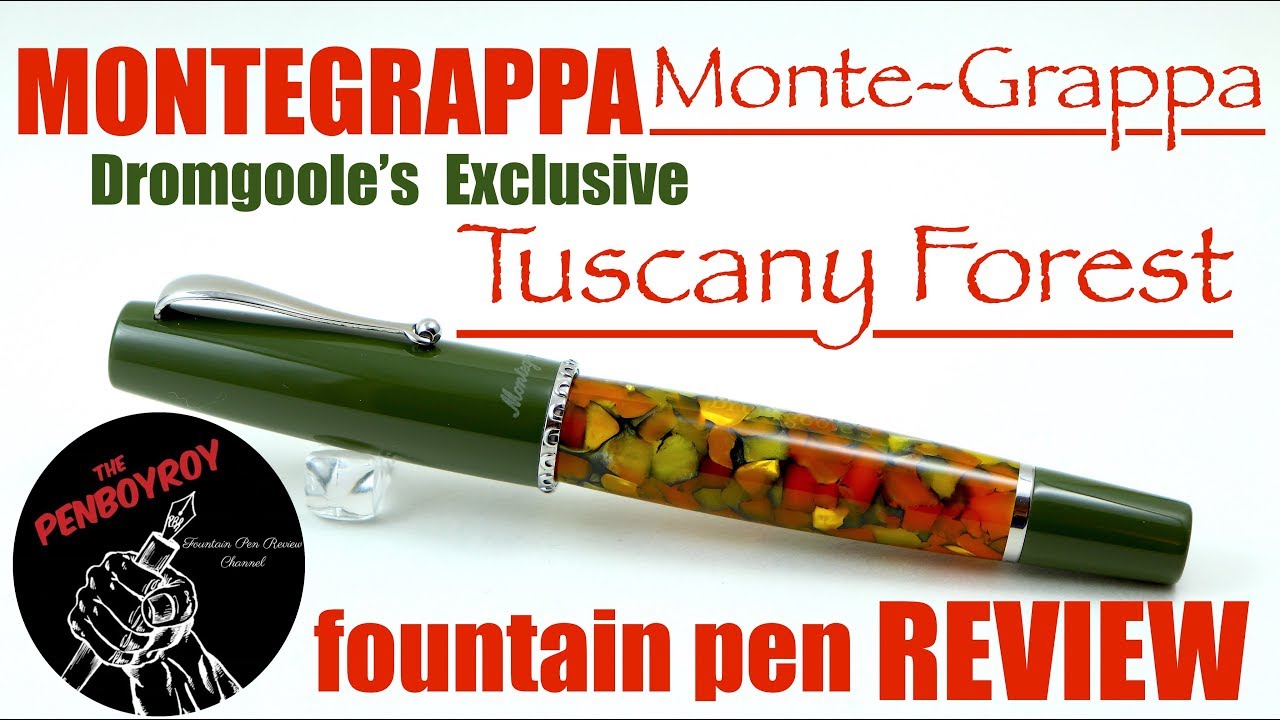Montegrappa Monte Grappa Tuscany Forest Dromgoole's Exclusive Review