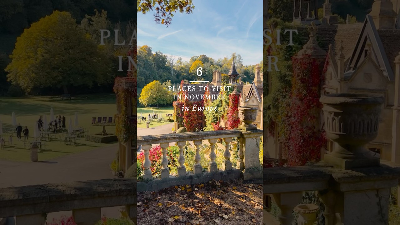 6 places to visit in November in Europe 🍁 #europetravel #travelideas #traveldestinations