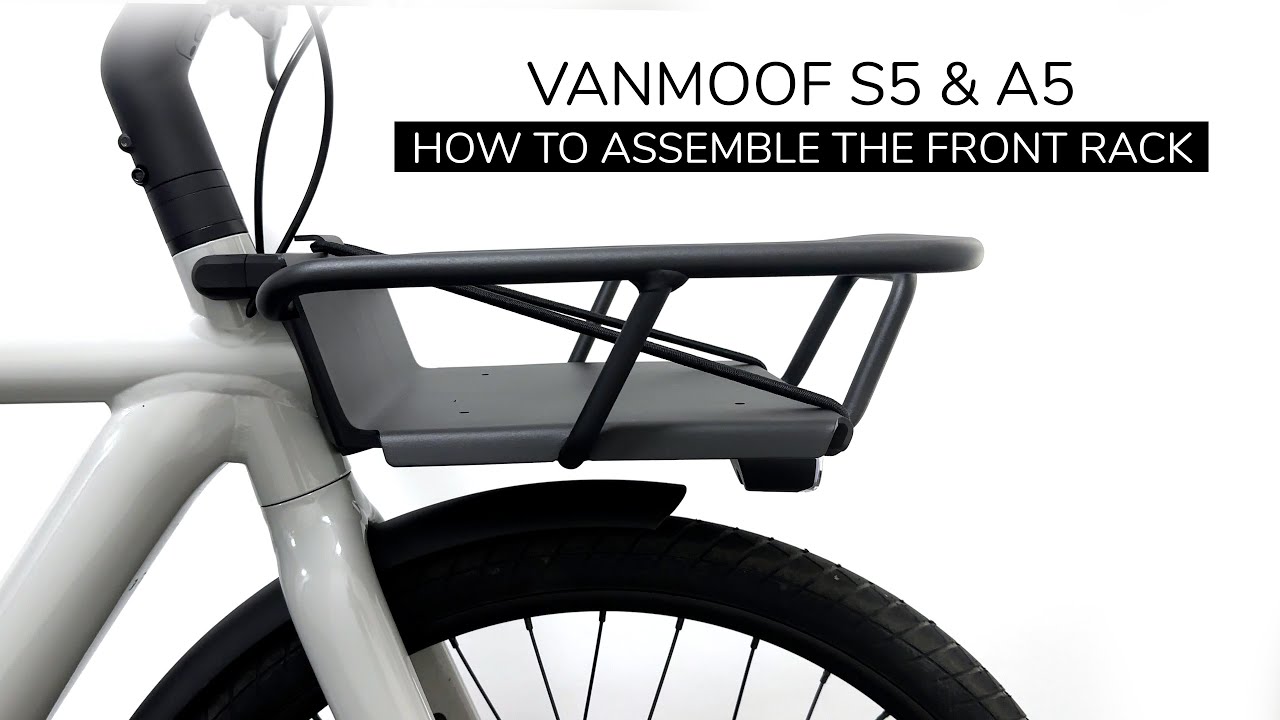 How to assemble the Vanmoof S5 / A5 Front Rack | Korb montage
