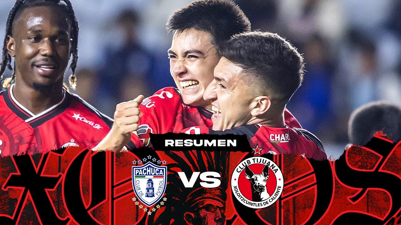 PACHUCA VS CLUB TIJUANA | Gilberto Mora anota su primer gol de cabeza en Liga MX | Apertura 2025