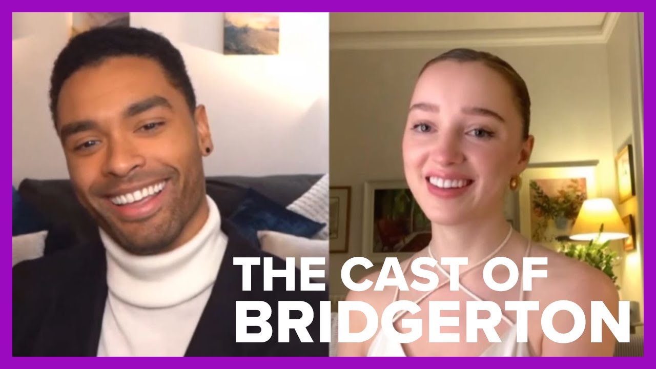 Regé-Jean Page and Phoebe Dynevor from “Bridgerton”