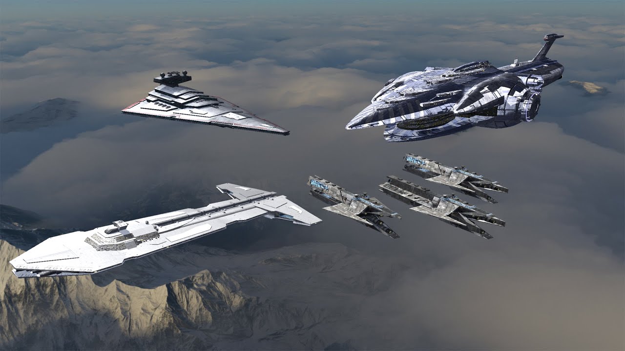 All Aggressor-Class Star Destroyers vs Xyston & Malevolence – Full Scale Battle