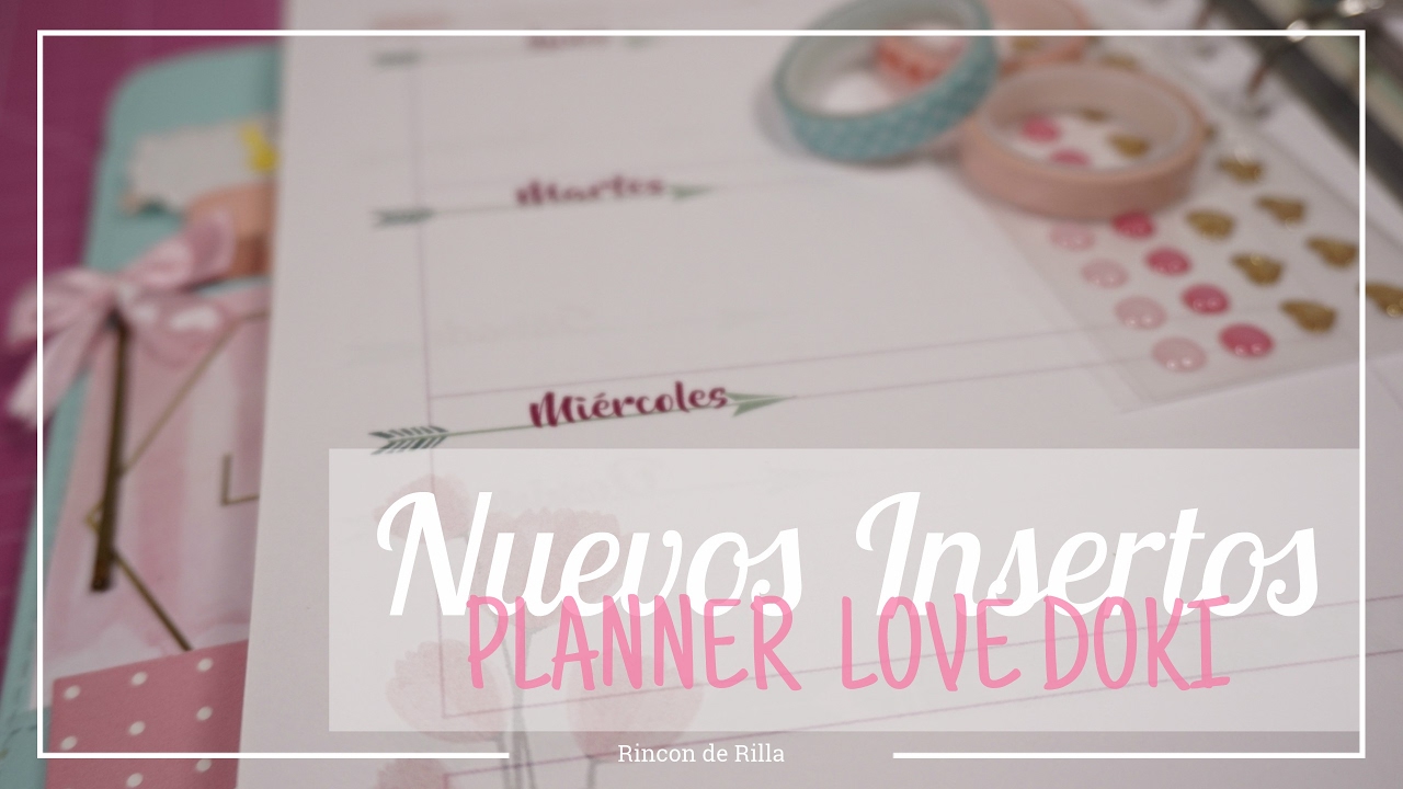 Planner LoveDoki: Nuevos insertos gratuitos descargables. Scrapook Organización.Scrapbooking.
