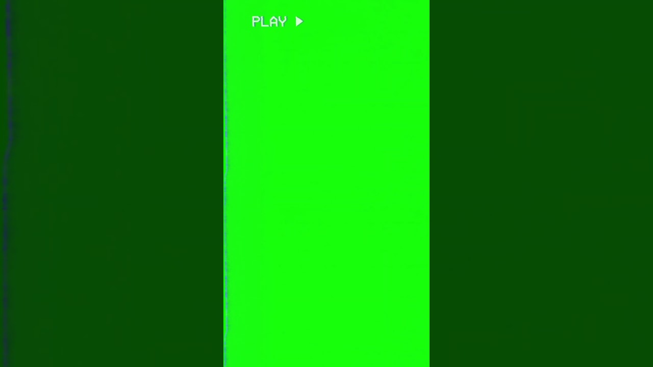 VHS overlay Green Screen