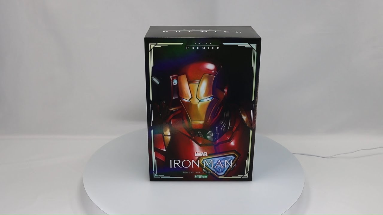 Marvel Iron Man Premier Limited ARTFX Premier Box Video