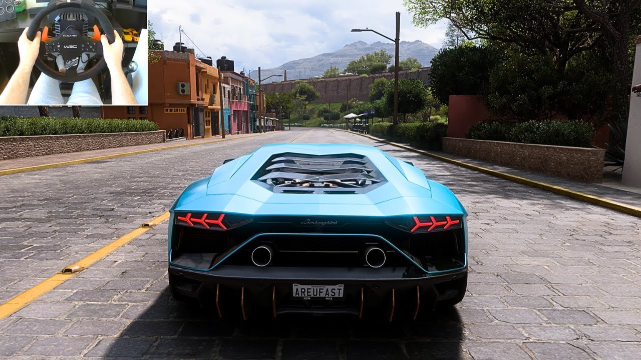 1200HP Lamborghini Aventador Ultimae - Forza Horizon 5 | Fanatec CSL DD