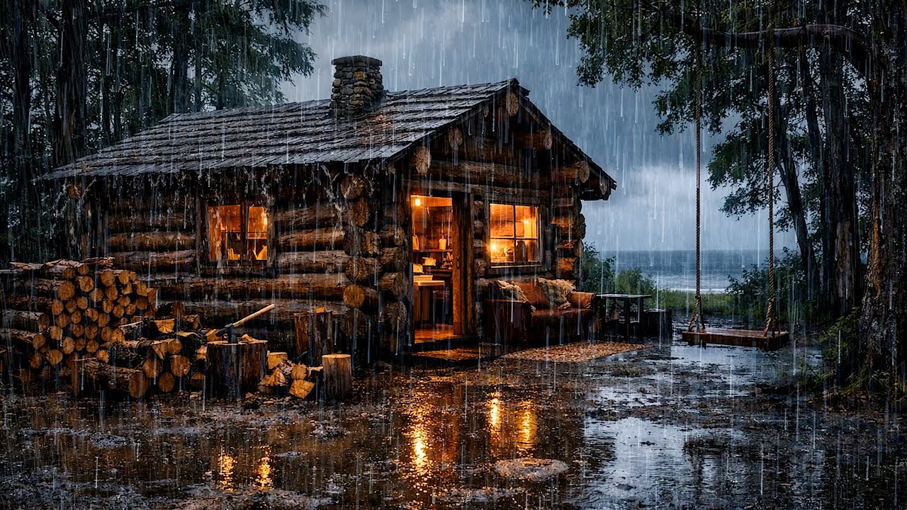 Relaxing Piano by the Rain Sounds – Meditation, Sleep Music & Stress-Free Evenings