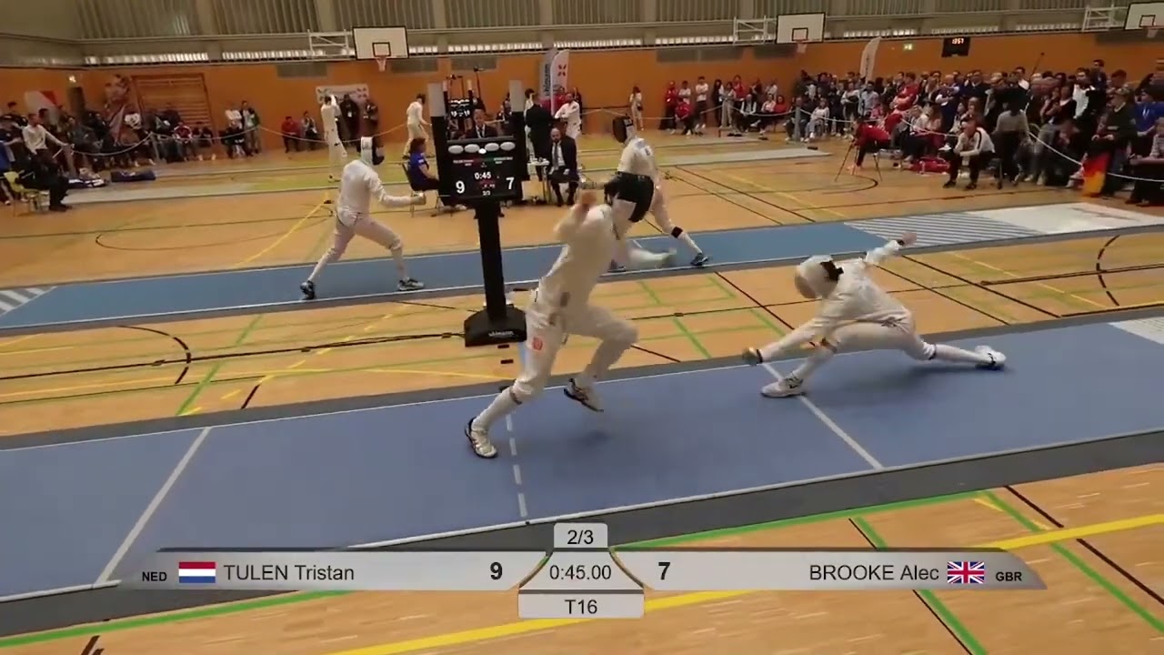 European Olympic Qualifier 2024 SME - L16 - Tristan Tulen NED v Alec Brooke GBR