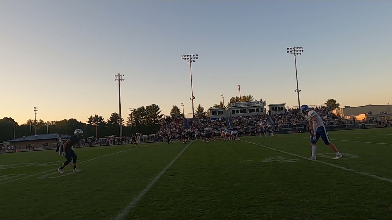 Eli Carter Scores Touchdown Breaking Tackle against Lafayette Central Catholic High School 9/17/2021