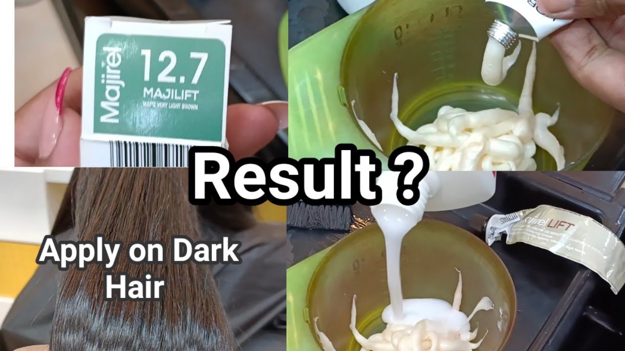 Loreal Majilift 12.7 Global Color On Dark Hair ||Application Techniques|| By Salonfact