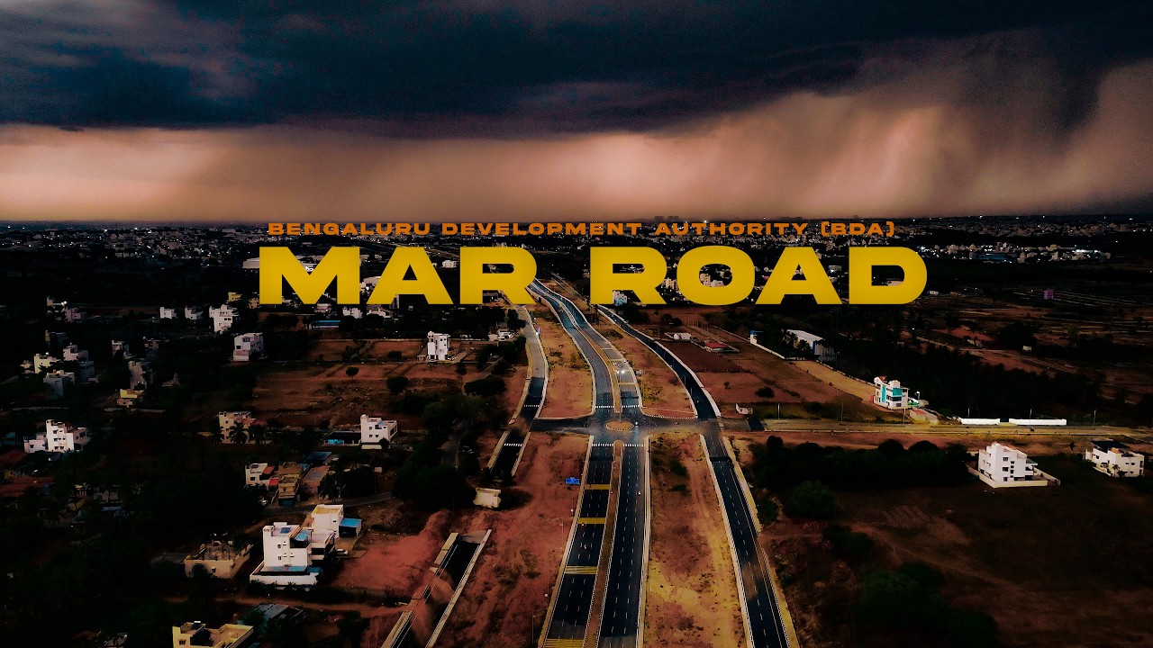 Bengaluru&rsquo;s Massive New MAR Road from Above | 10 Lane Road Connecting Magadi & Mysore Road