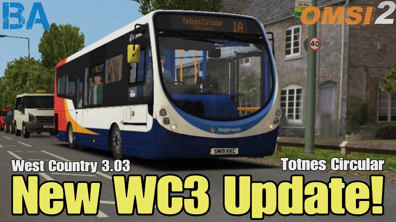 NEW West Country Update - Totnes Circular Route - Streetlite - OMSI 2