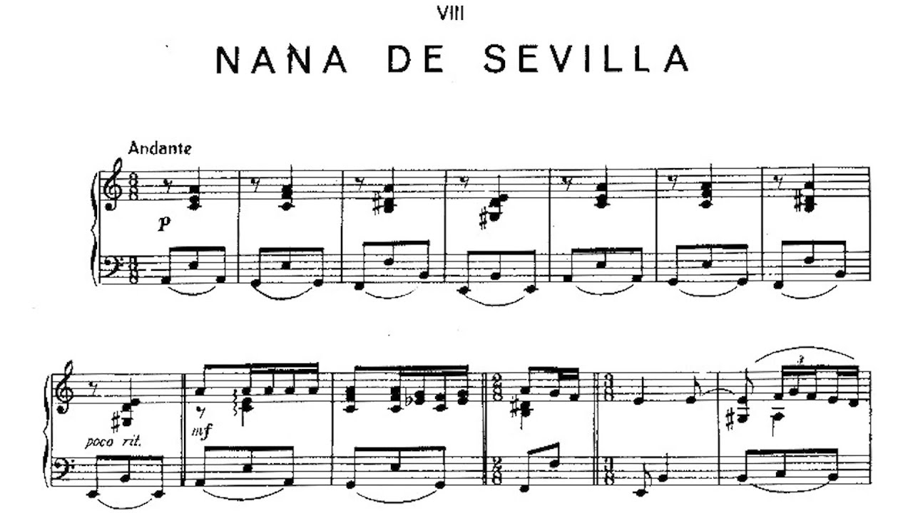 🎵 Federico García Lorca - Nana de Sevilla