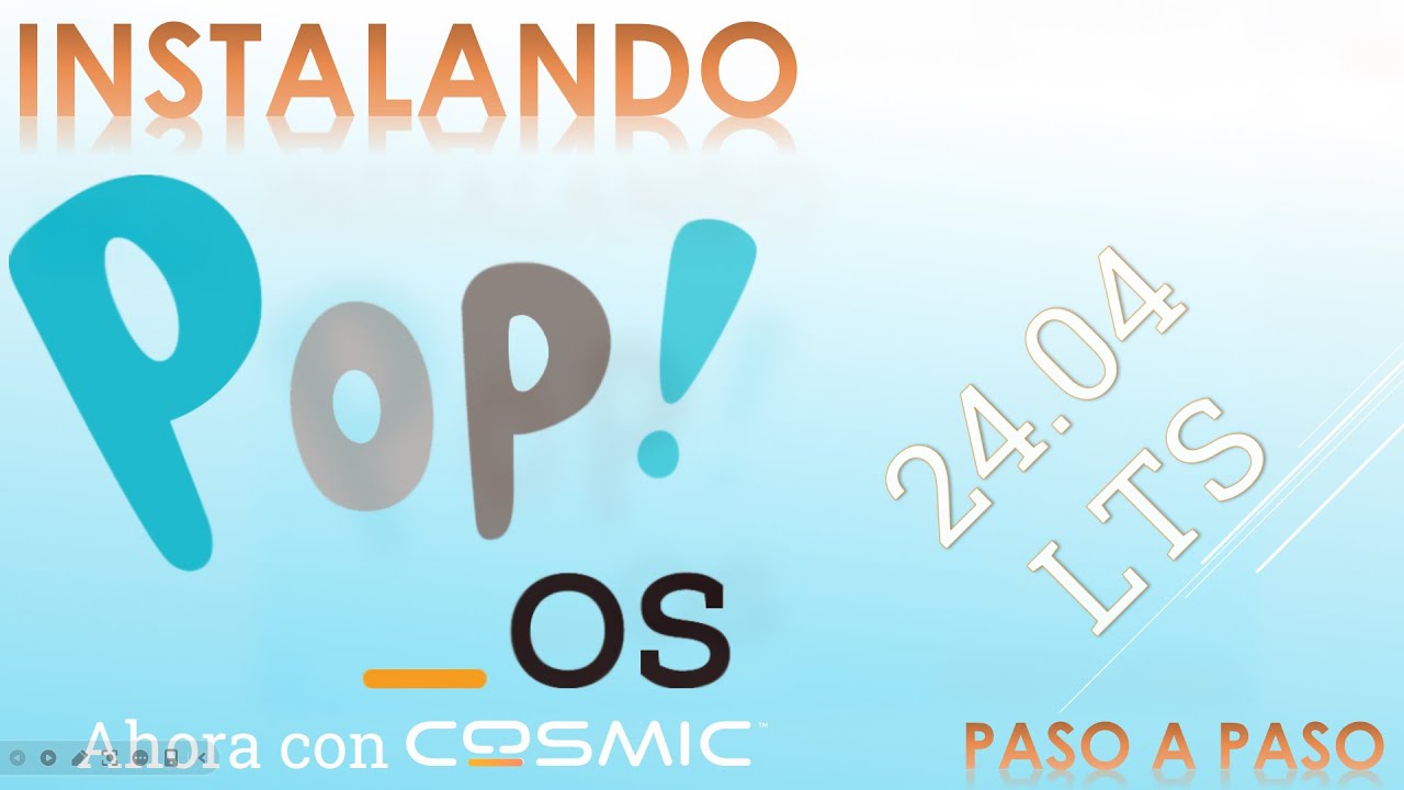 Nuevo Pop!_OS 24.04 LTS con escritorio COSMIC | Instalación paso a paso