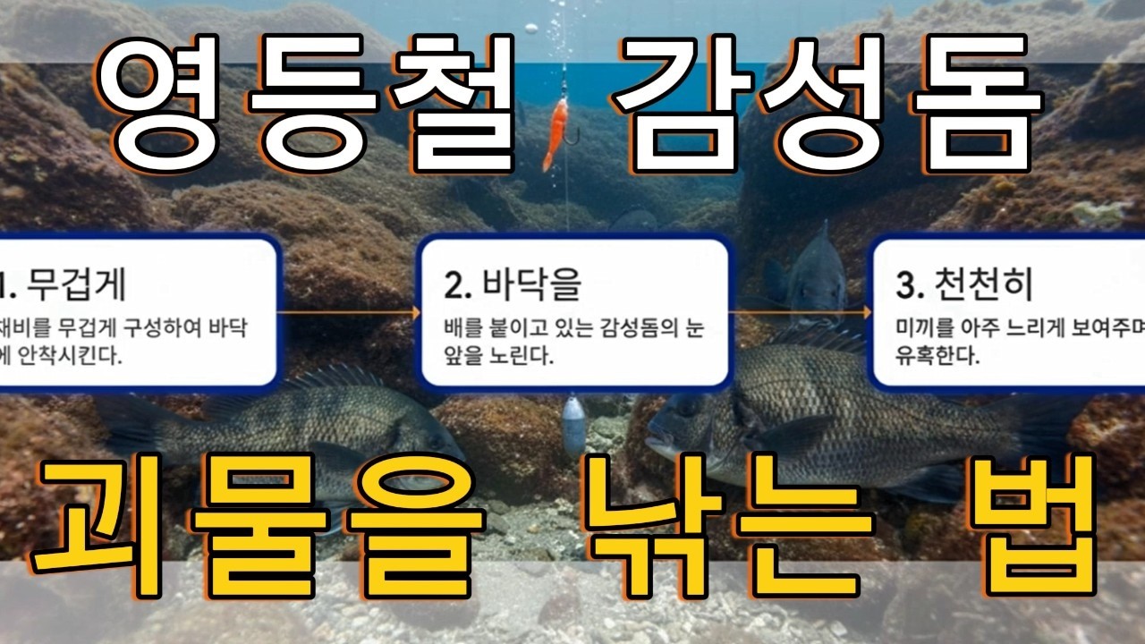 영등철 감성돔, 괴물을 낚는 법