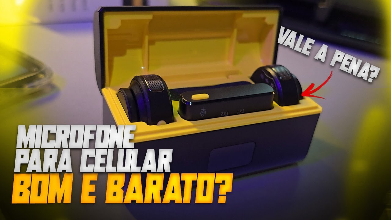 Um dos melhores MICROFNES que eu já testei | mic lapela M9 - BOM e BARATO? | Unboxing e Review