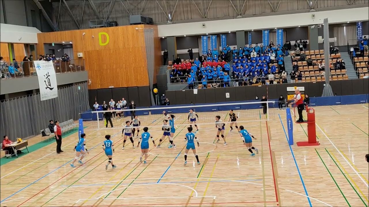 長野県高校バレーボール新人戦2026　女子決勝戦：都市大塩尻 vs 松本国際　＜第一セット＞