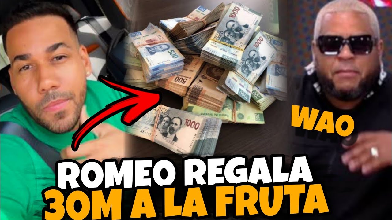 Фрукты победили 😱 Ромео Сантос дает ему 30 миллионов песо, и он собирается петь в доме Алофоке