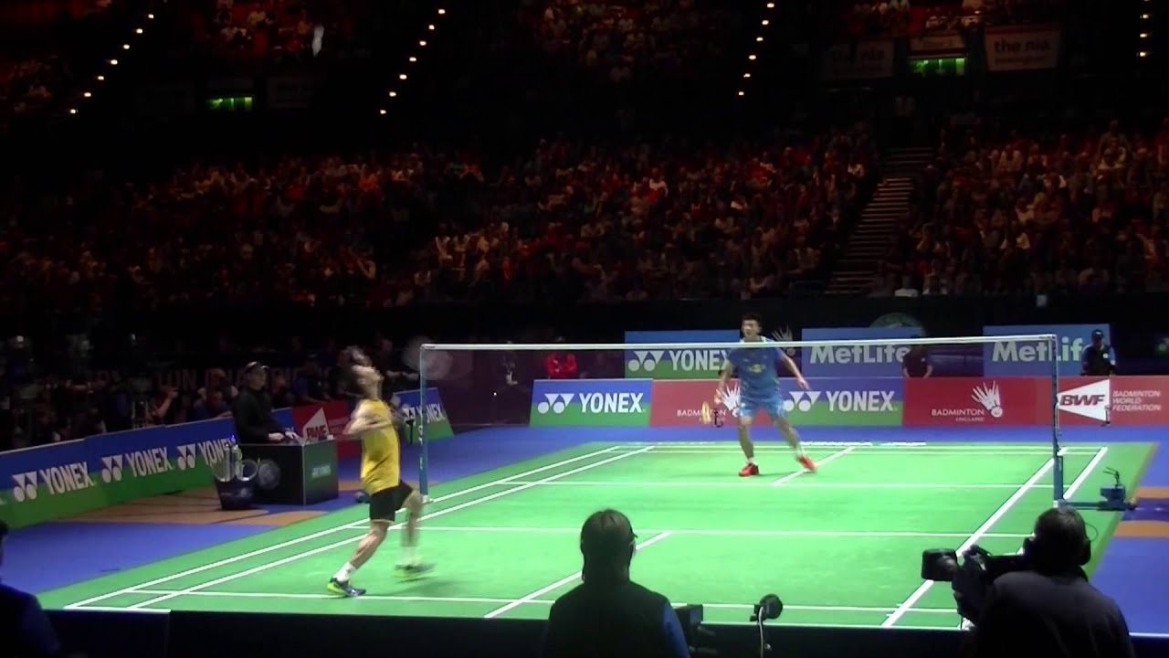 ALL ENGLAND 2014 ACTION ONLY HD Final Lee Chong Wei vs Chen Long 2nd Set Low Camera