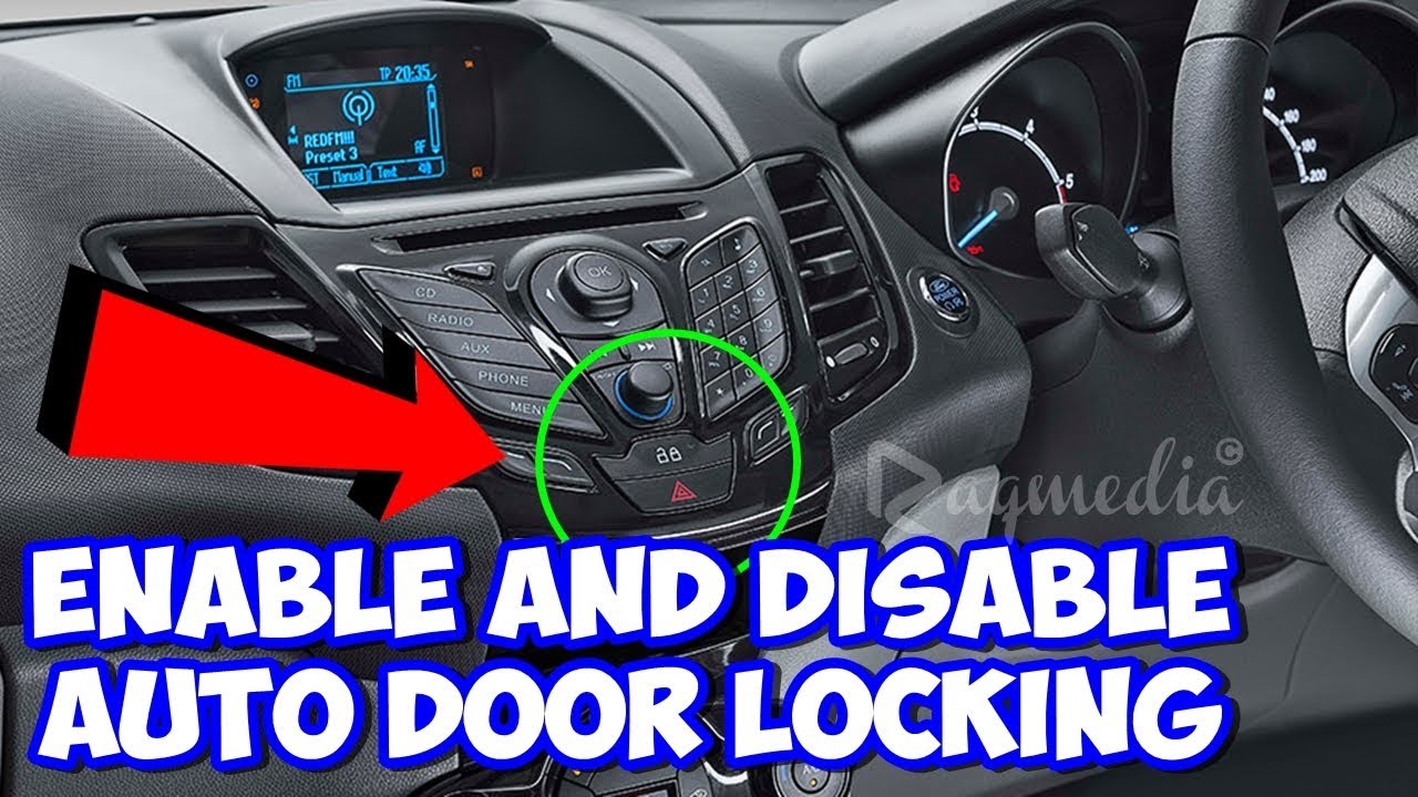 Как включить и отключить автоматическую блокировку дверей в Ford