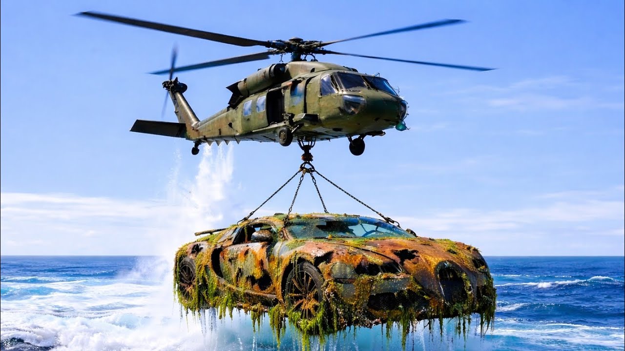 AFTER YEARS LOST AT THE BOTTOM OF THE OCEAN… THIS BUGATTI VEYRON RESTORATION IS UNREAL!