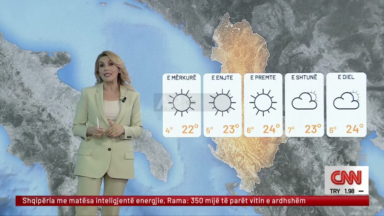 &Ccedil;mendet moti, temperatura t&euml; larta n&euml; pes&euml; dit&euml;t e ardhshme
