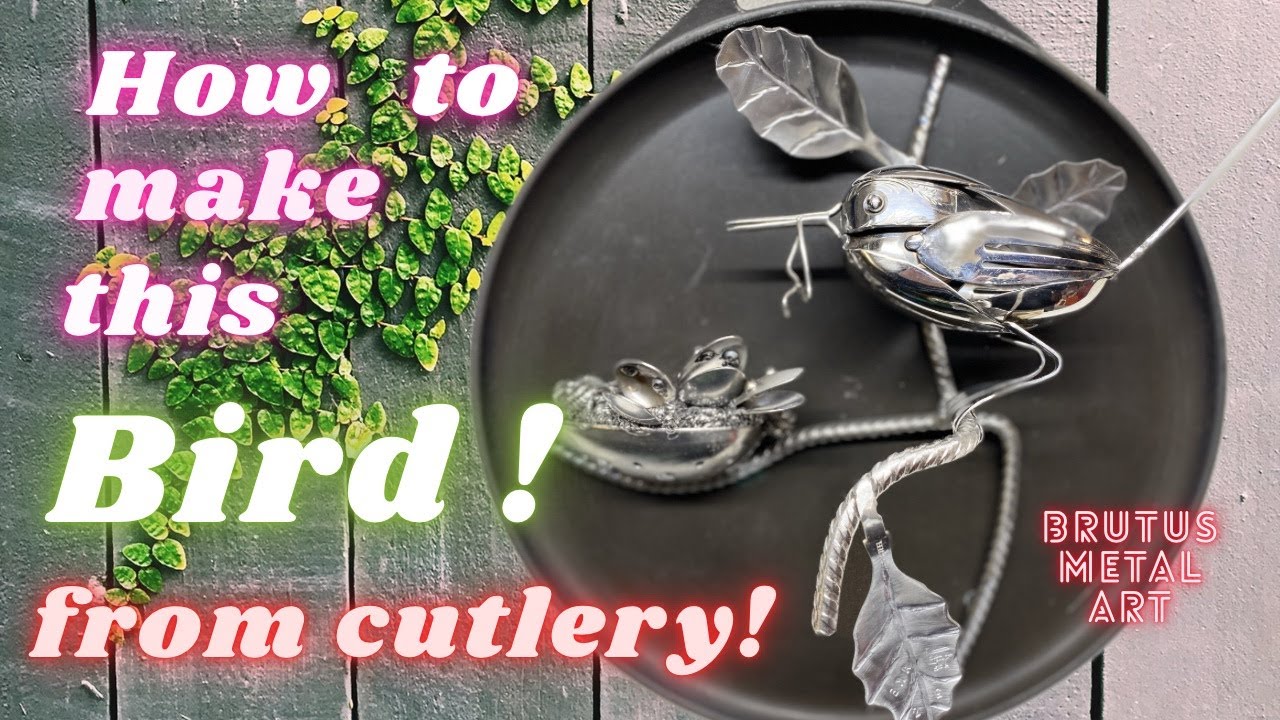 Turning Cutlery into a Bird and Nest | Unique Art
