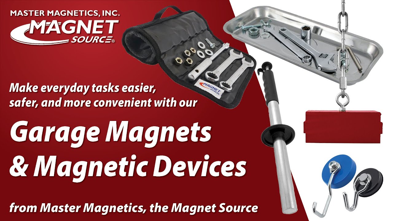 Make Everyday Tasks Easier, Safer, and More Convenient with our Garage Magnets & Magnetic Devices