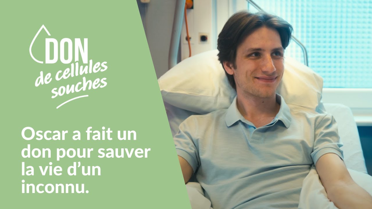 Don de cellules souches : le témoignage d'Oscar, donneur en Belgique