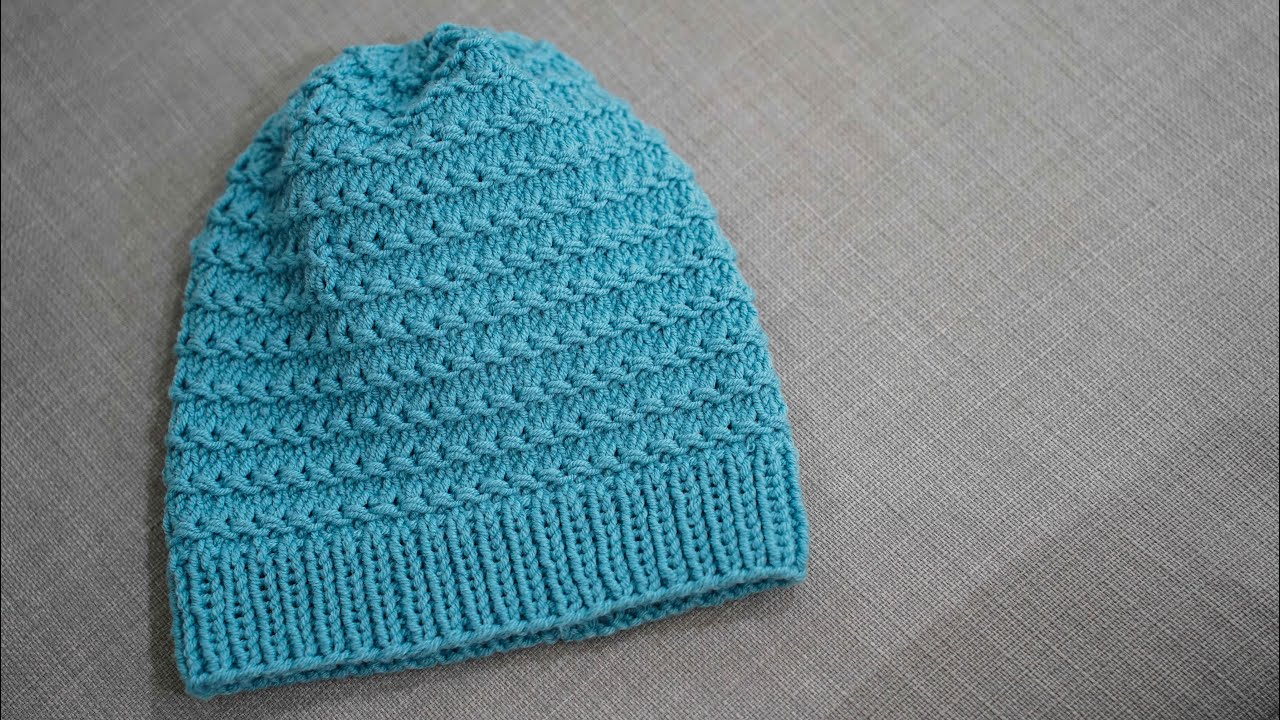 ถักนิตติ้งหมวก | Knit Hat Tutorial | Granite Stitch | Knit Hat | Natthitah Handmade 