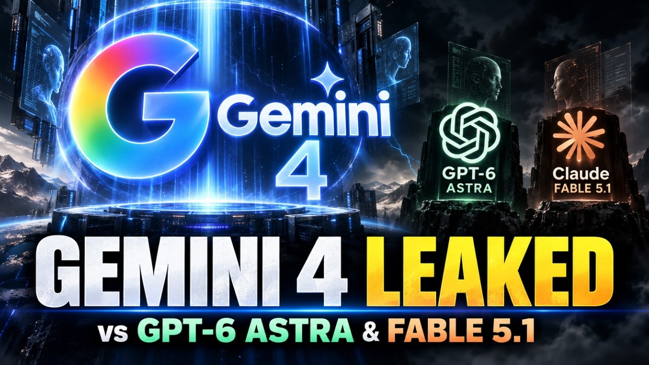 УТЕЧКА Gemini 4 &mdash; сравнение с GPT-6 Astra и Fable 5.1
