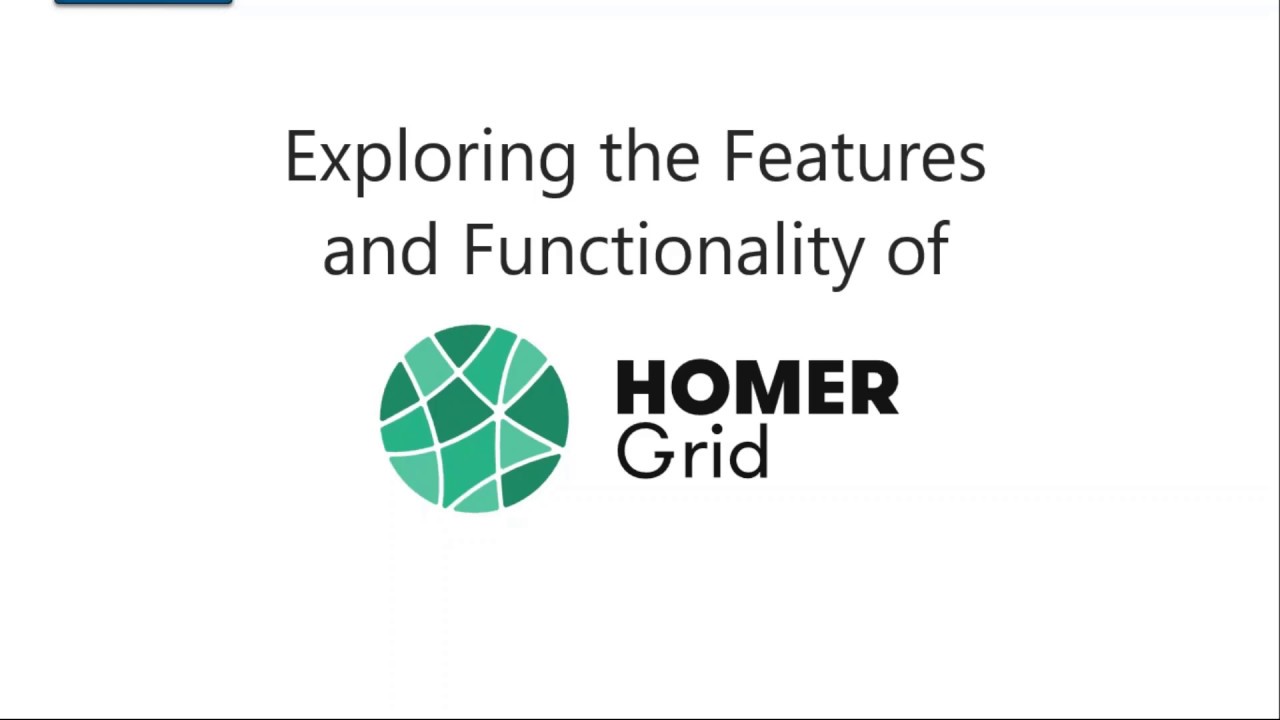 Exploring HOMER Grid: Australia Example - 4/5/18