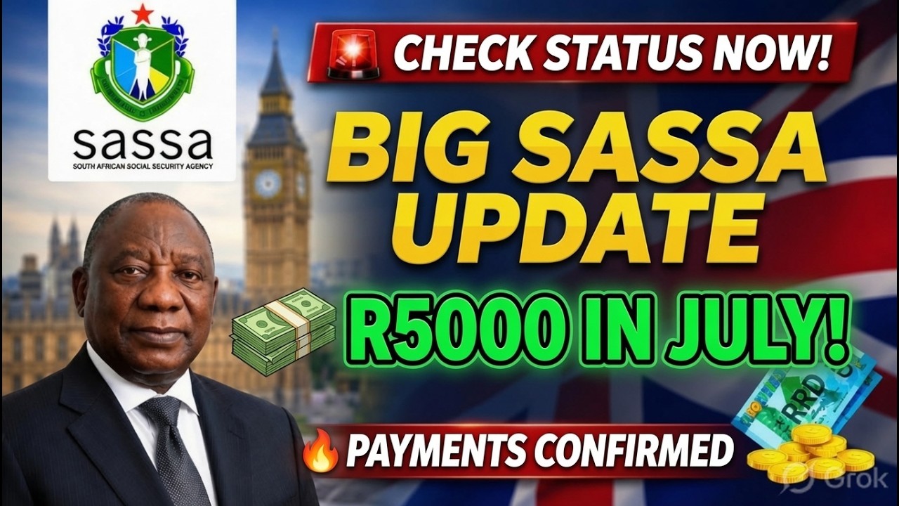 💰 R5000 SASSA Grant July 2026! Payment Dates Released!!&ndash; Check Your Status Now