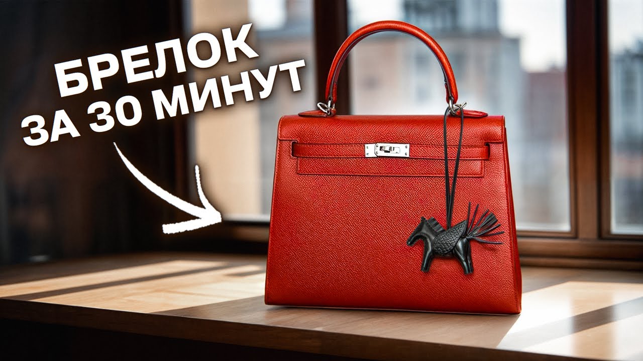 Как сделать БРЕЛОК на сумку СВОИМИ РУКАМИ? МК для начинающих