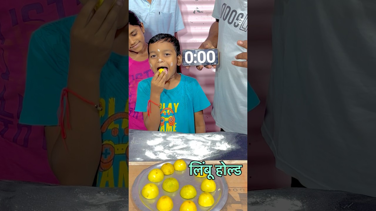Part 1 = 😱 Lemon Eating And Punishment Challenge Shorts #shorts #yash #food