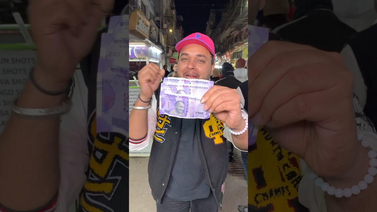 300 ₹ Sarafa Bazar में क्या - क्या खा सकते हो 🤑🤑 