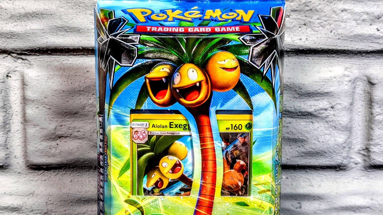 Prof's Pokemon Pulls: Tropical Takedown Alolan Exeggutor Forbidden Light Theme Deck