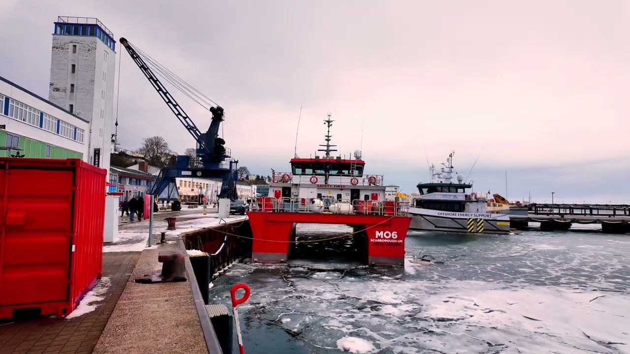 Sassnitz am 8. Februar 2026