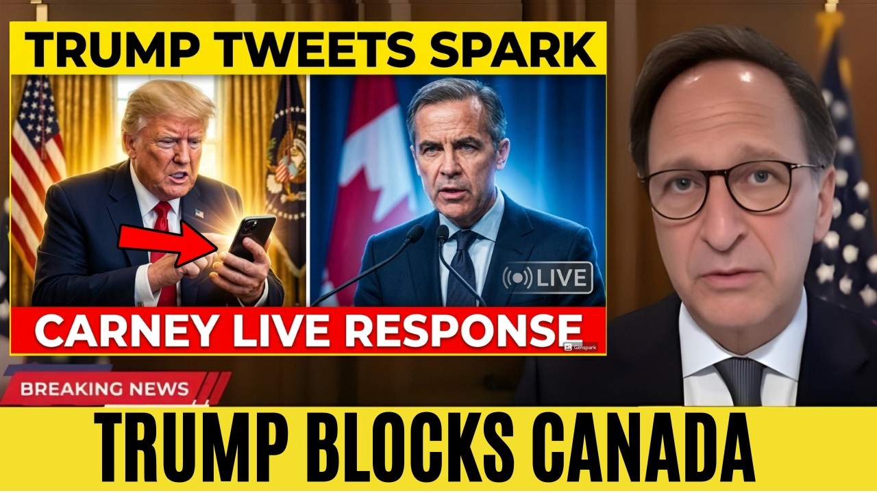 Trump's Shocking Social Media Ban on Canada — PM Carney's Live Masterclass