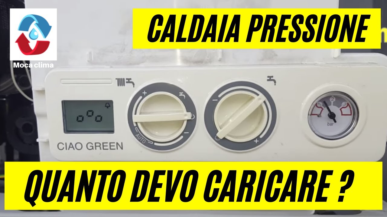 Quanta pressione devo caricare nella mia caldaia? in questo esempio caldaia Beretta Ciao