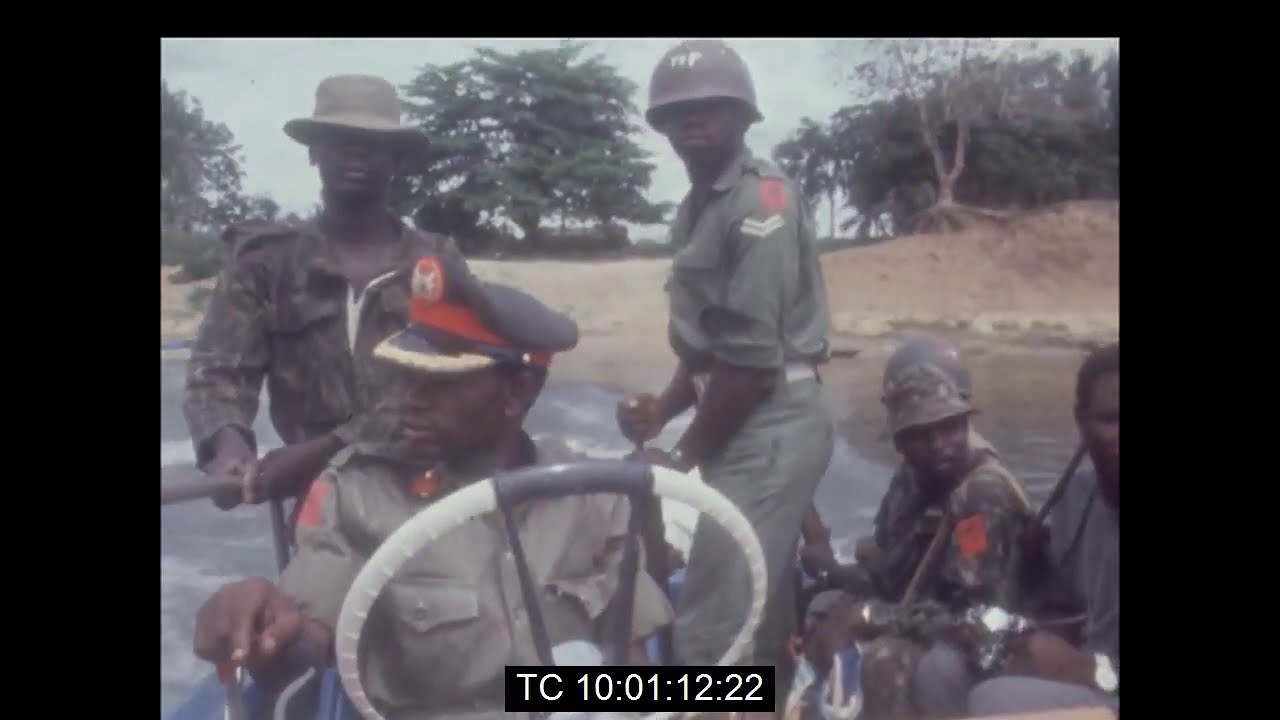 Colonel Benjamin Adekunle Tours the Liberated Village of Ediba | Nigerian Civil War | April 1968