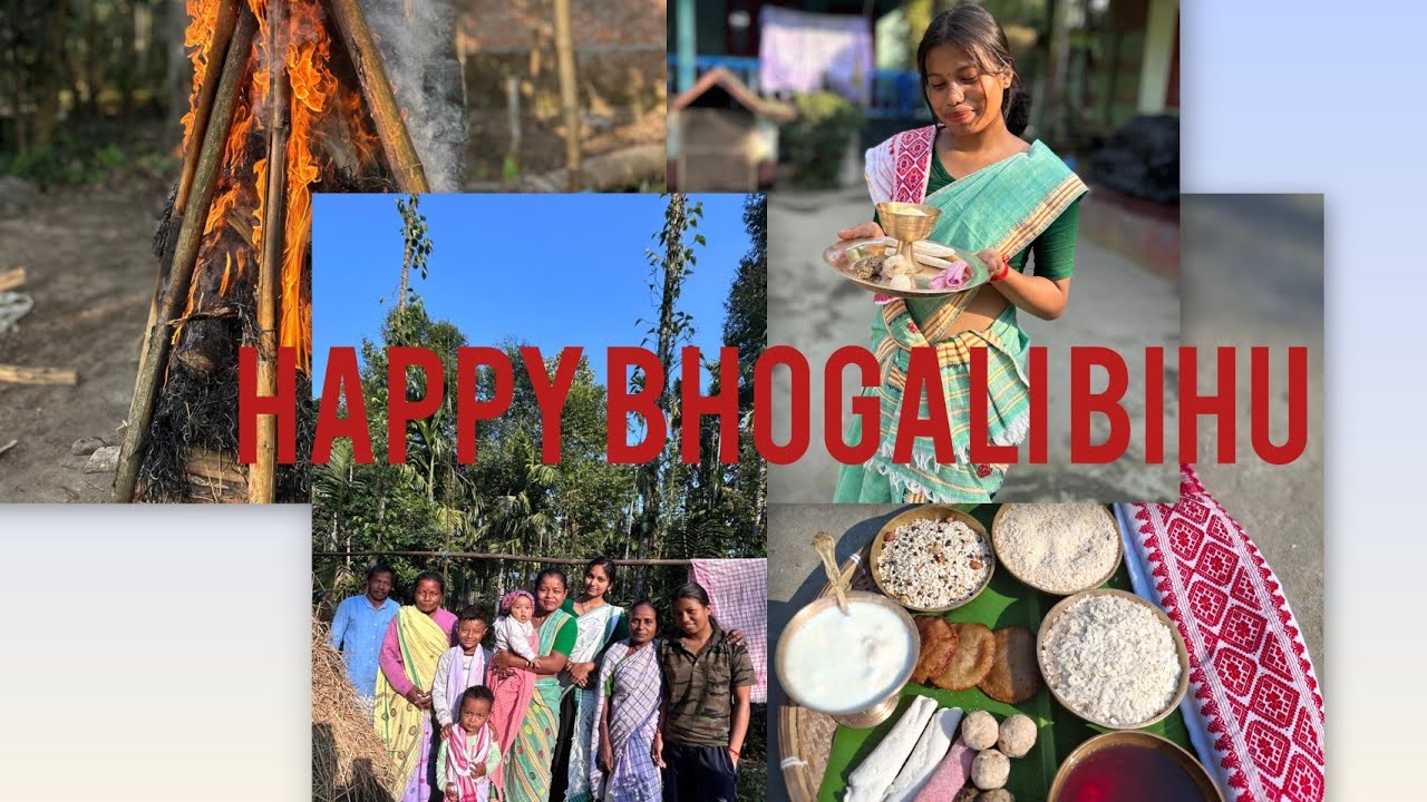 Happy bhogali bihu 🙏♥️|| my home✨️🤗|| বিহুৰ আয়োজন 🌸😃