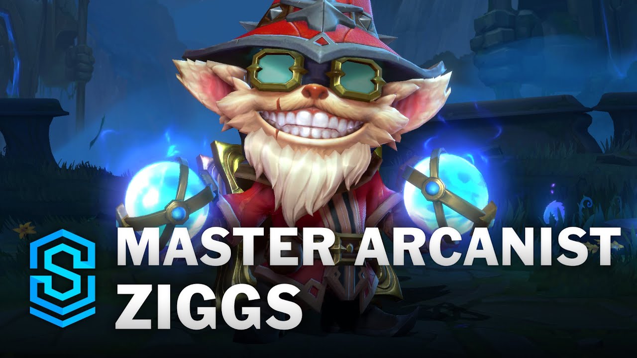 Master Arcanist Ziggs Wild Rift Skin Spotlight