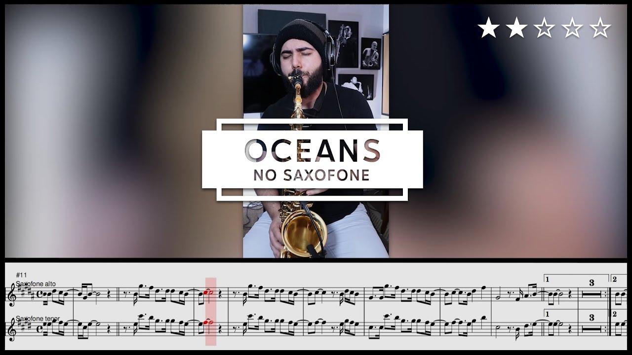 OCEANS (Hillsong) no Saxofone | Prof. Harrison Peclat