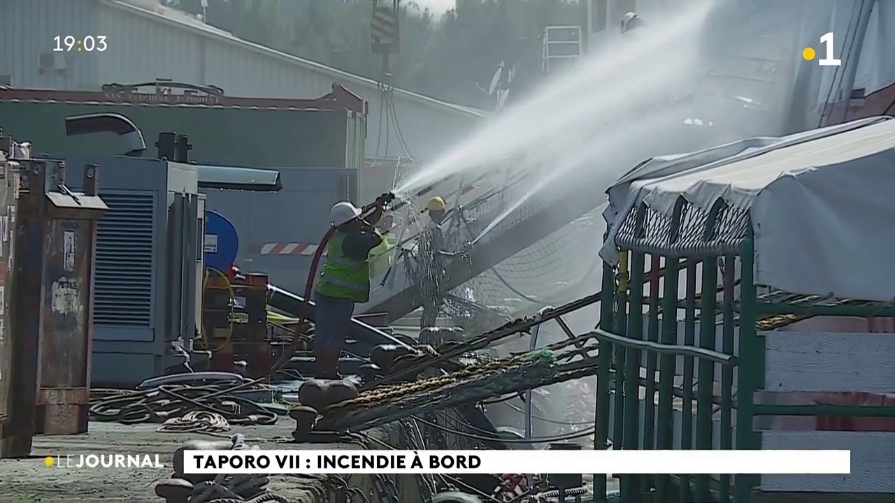 Incendie à bord du Taporo VII
